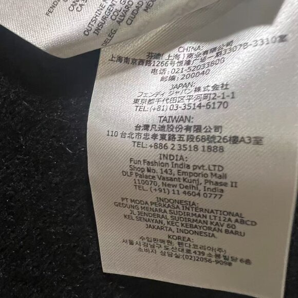 This is a Fendi shawl featuring the brand's iconic FF pattern. - Picture 8 of 8